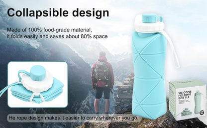 SILICONE FOLDABLE WATER BOTTLE