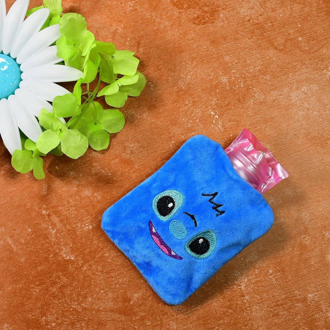 5 design Small Hot Water Bag with Cover for Pain Relief